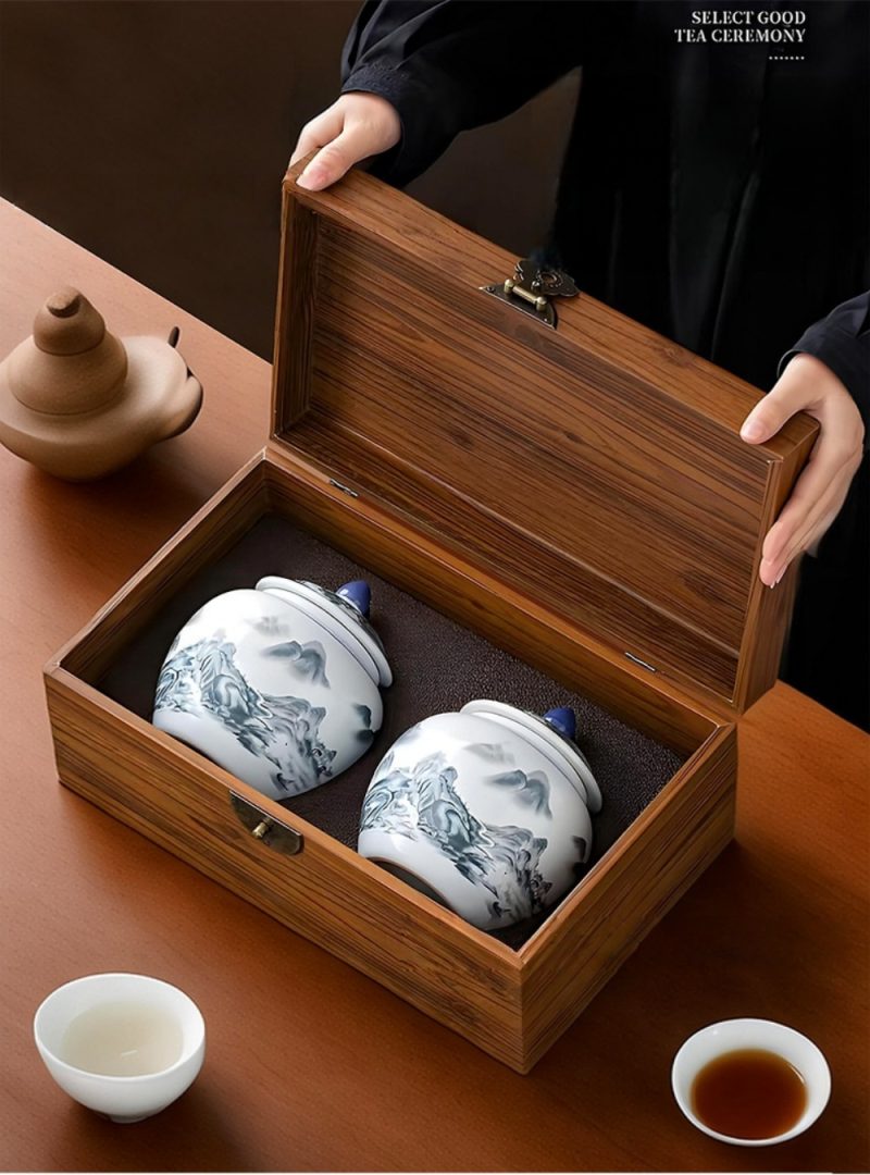 2022 Chinese 400g Vintage Dark Tea Feelling Smooth And Rich Liu Bao Tea Vintage Dark Tea In Premium Gift Box. - Image 4