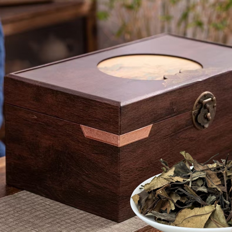 Chinese Organic White Tea Organic White Peony Tea Gift Box Fresh Floral Fragrance, Clear Soup Color, Chinese White Tea