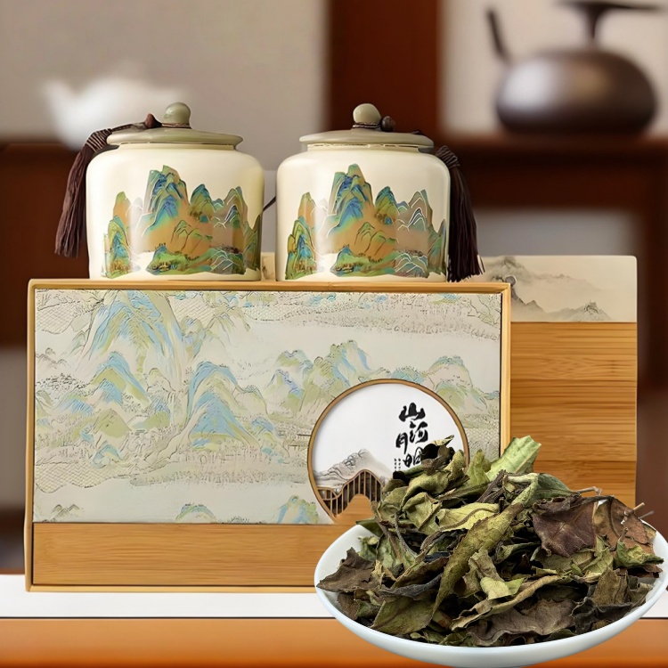 Chinese Organic White Tea Gift Box Packaging Of Organic White Tea 300g Fresh Fragrance, Clear Soup Color, and Harmonious Taste